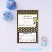 Mod Monkey Time Microgolf Popcorn Wrapper Flyer (Enkel)