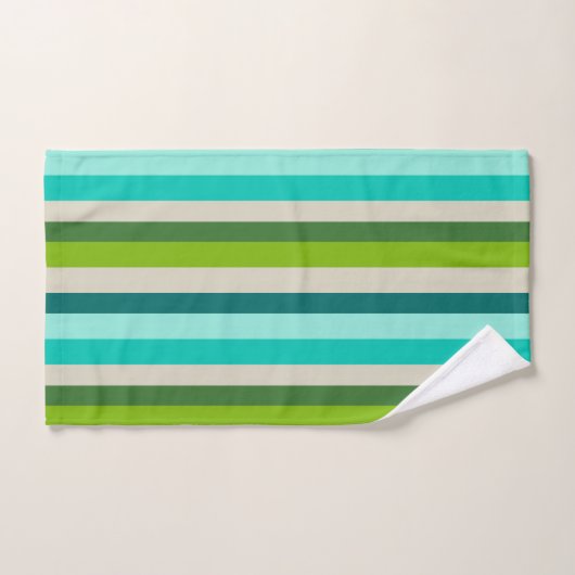 Mod Monstera Leaf Abstract Hawaiian Tropical Bad Handdoek (Handdoek)
