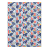 Mod Monstera Leaf Abstract Hawaiian Tropical - Bla Tafelkleed (Voorkant)