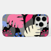 Mod Monstera Leaf Abstract Hawaiian Tropical - Gra Case-Mate iPhone Case (Achterkant (horizontaal))