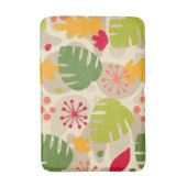 Mod Monstera Leaf Abstract Hawaiian Tropical - War Badmat (Voorkant Verticaal)