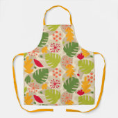 Mod Monstera Leaf Abstract Hawaiian Tropical - War Schort (Voorkant)