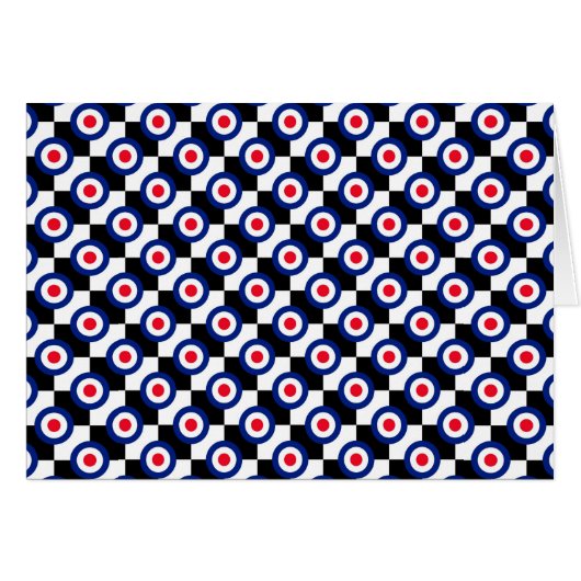 Mod Motif cible Pois mode Vintage (Devant horizontal)