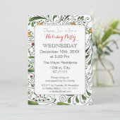 Mod Motif de vacances, fête de vacances Invitation (Debout devant)