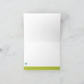 Mod Oerwoud Safari Baby shower Note Kaart (Binnen)