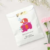 Mod Olifant Baby shower Favor Bags Bedankzakje (Gezegeld)