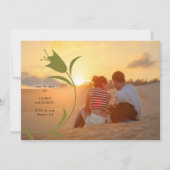 MOD OLIJFTULP BRUILOFT SAVE THE DATE KAART (Voorkant)