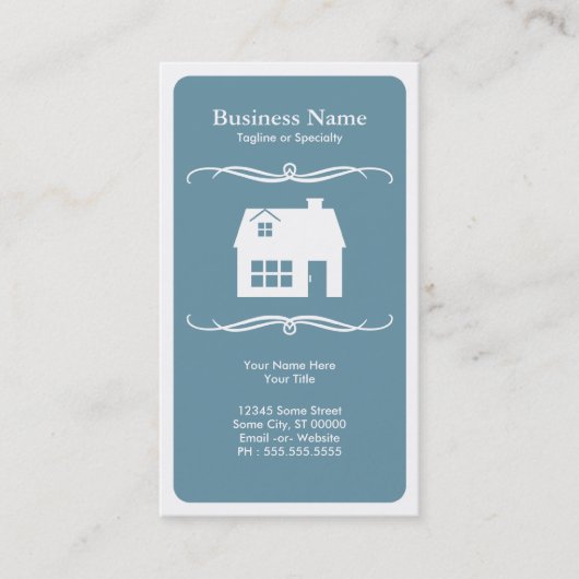 mod onroerend goed visitekaartje (Voorkant)