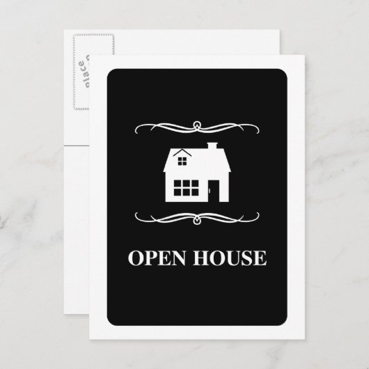 mod open house aankondiging (Voorkant / Achterkant)