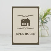 mod open huis aankondiging (Staand voorkant)