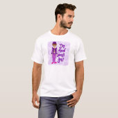 Mod over je Funny Retro Sixties Cartoon Boy T-shirt (Voorkant volledig)