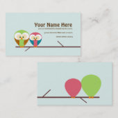 Mod Owl Visitekaartje (Voorkant / Achterkant)