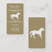 mod paard visitekaartje (Voorkant / Achterkant)