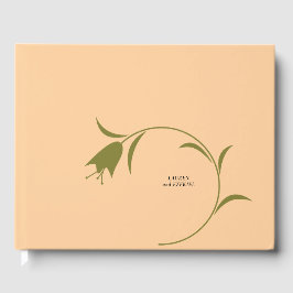 MOD PEACH & OLIJFTULP BRUILOFT GASTENBOEK