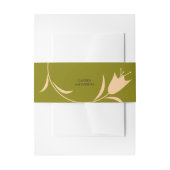 MOD PEACH & OLIJFTULP BRUILOFT UITNODIGINGEN WIKKEL (Voorkant Voorbeeld)