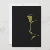 MOD PEACH & OLIVE TULIP Faire-part de mariage (Dos)