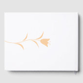 MOD PEACH TULP WEDDING GASTENBOEK (Achterkant)