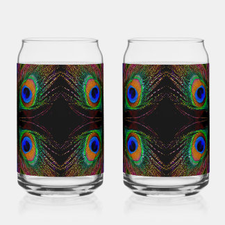 Mod Peacock Blikvorm Glas