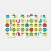 Mod Pi Day - Kleurrijke Pi-symboolcirkels Bedankdoosjes (Uitgevouwen)