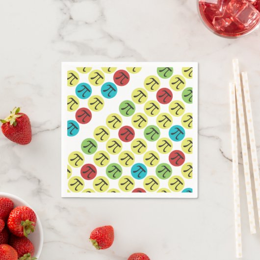 Mod PI - Happy Pi Day Party Supply Paper Napkins Servet (Insitu)