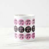 Mod Pi - Pi rose Mug cadeau Pi (Centre)