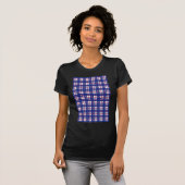 Mod Pset Pattern Red White Blue T-shirt (Voorkant volledig)