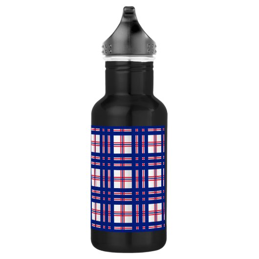 Mod Pset Pattern Red White Blue Waterfles (Rechts)