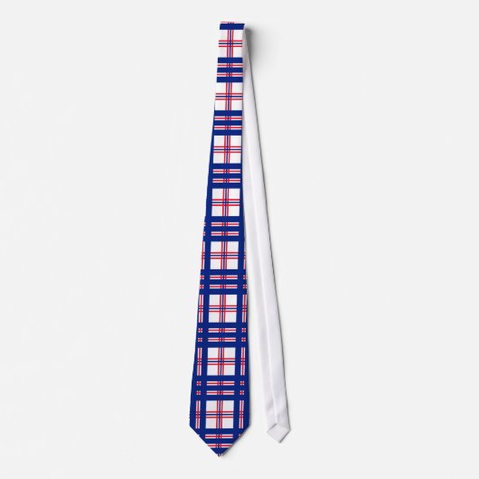 Mod Pset Pattern Red White Mods Stropdas (Voorkant)