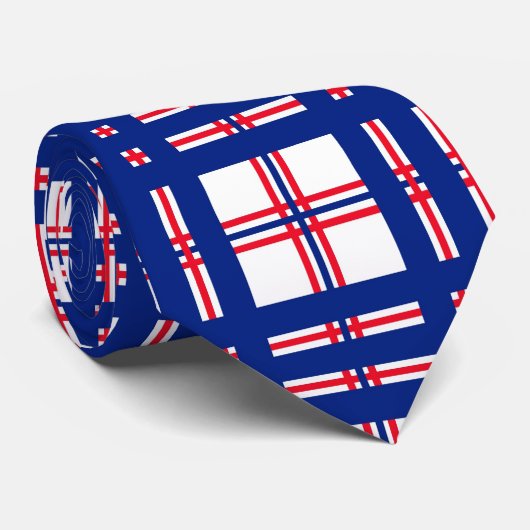 Mod Pset Pattern Red White Mods Stropdas (Opgerold)