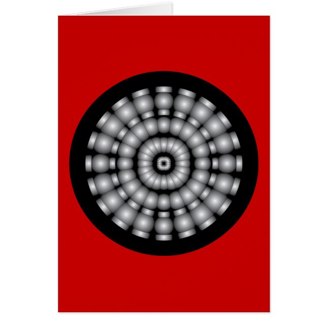 Mod Psychedelic Spheres Dartboard (Voorkant)