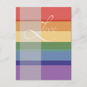 Mod Rainbow Love Briefkaart