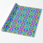Mod regenbooggen 3 cadeaupapier (Uitgerold)