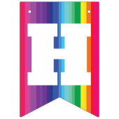 Mod regenboogkleurige 1e verjaardag vlaggetjes (Tweede vlag)