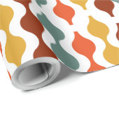 Mod Retro 1960's  Fun Boho Bohemian Cadeaupapier (Rol Hoek)