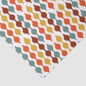 Mod Retro 1960's  Fun Boho Bohemian Wrappin Tissuepapier (Detail)