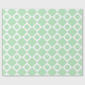 Mod Retro 60's Mint Cadeaupapier (Vlak)