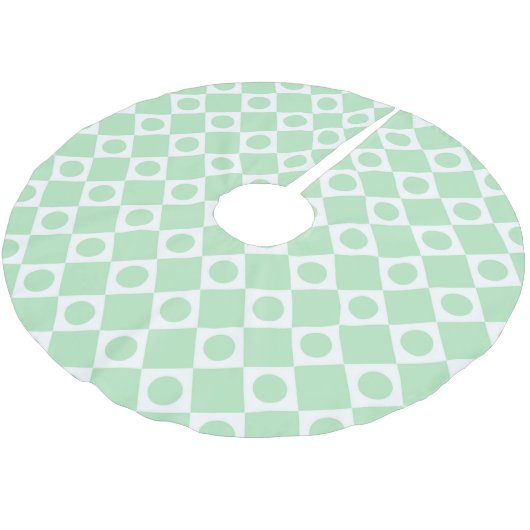 Mod Retro 60's Mint Kerstboom Rok (Gekanteld)