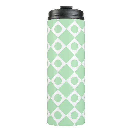 Mod Retro 60's Mint Thermosbeker (Voorkant)