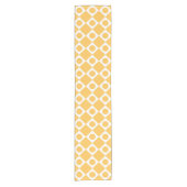 Mod Retro 60's mosterd Korte Tafelloper (Voorkant)