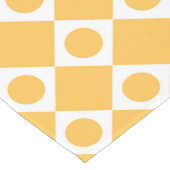 Mod Retro 60's mosterd Korte Tafelloper (Hoek)