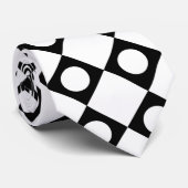 Mod Retro 60's White Stropdas (Opgerold)