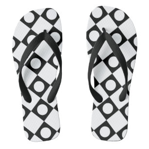 Mod Retro 60's White Teenslippers