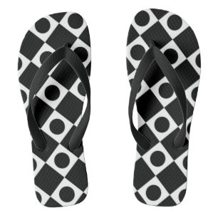 Mod Retro 60's zwart Teenslippers