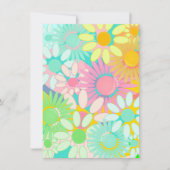 Mod Retro Hip 1960s Blank Party linvitations Kaart (Voorkant)