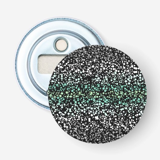 Mod Retro Quirky Groovy Boho Paragender Pride Button Flesopener (Voorkant)