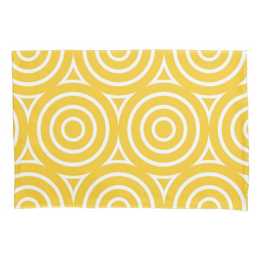 Mod Retro Style Geometrisch ontwerp Kussensloop (Voorkant-Links)