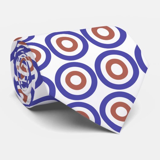 Mod Rocker Target stropdas (Opgerold)