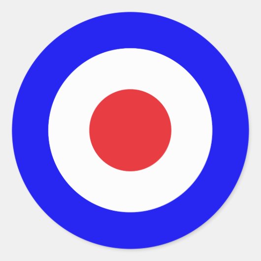 Mod Ronde Sticker (Voorkant)