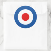 Mod Roundel 3"-stickers Ronde Sticker (Tas)