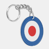 Mod Roundel Double-Sided Sleutelhanger (Voorkant Links)